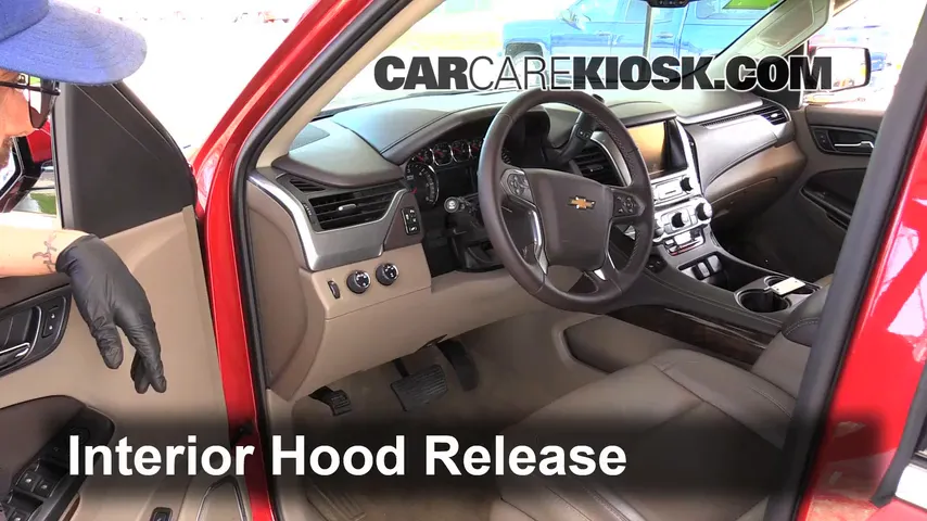 2015 Chevrolet Tahoe LT 5.3L V8 FlexFuel Hood
